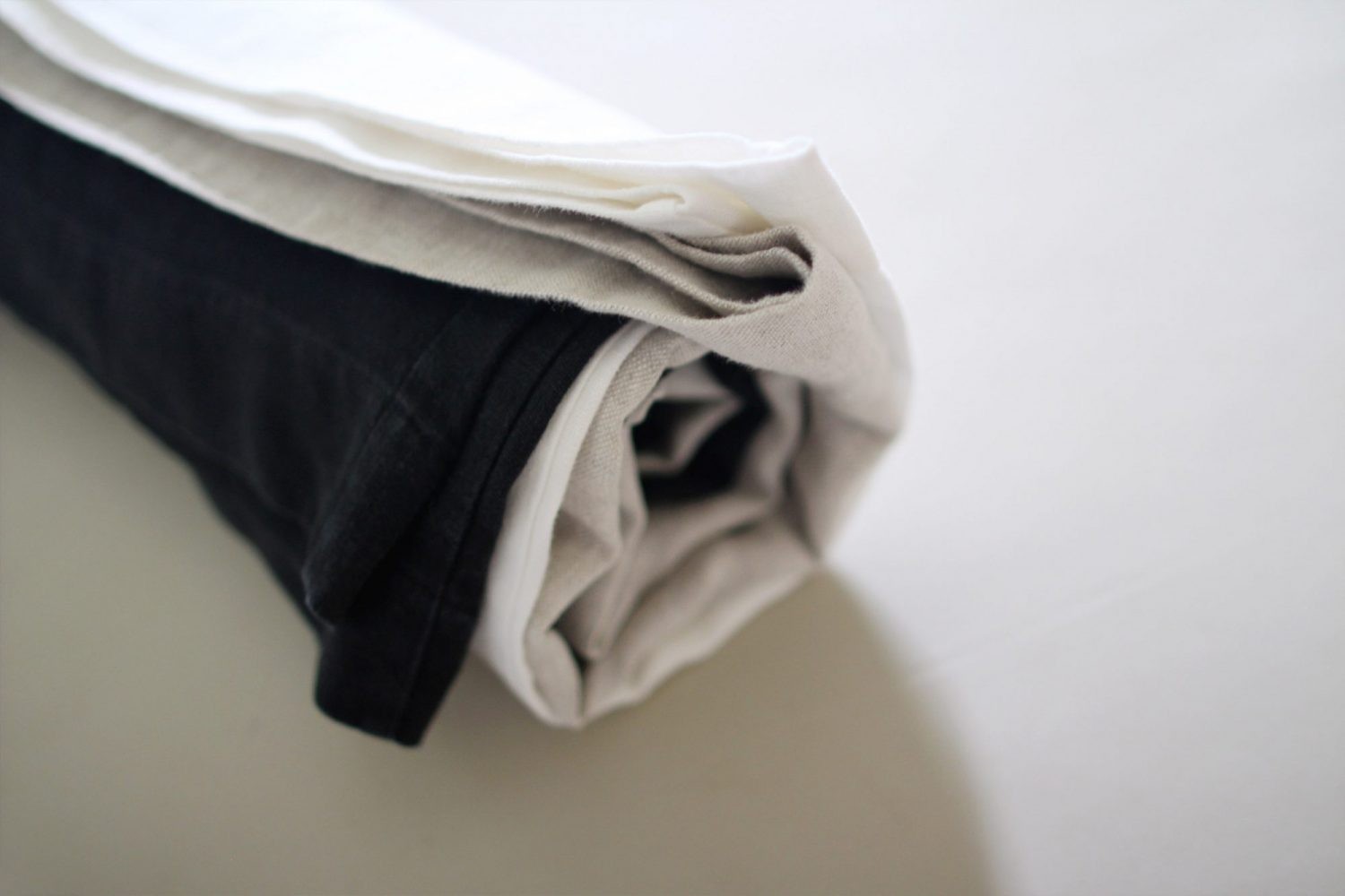 Repeating the rolling process for other garments