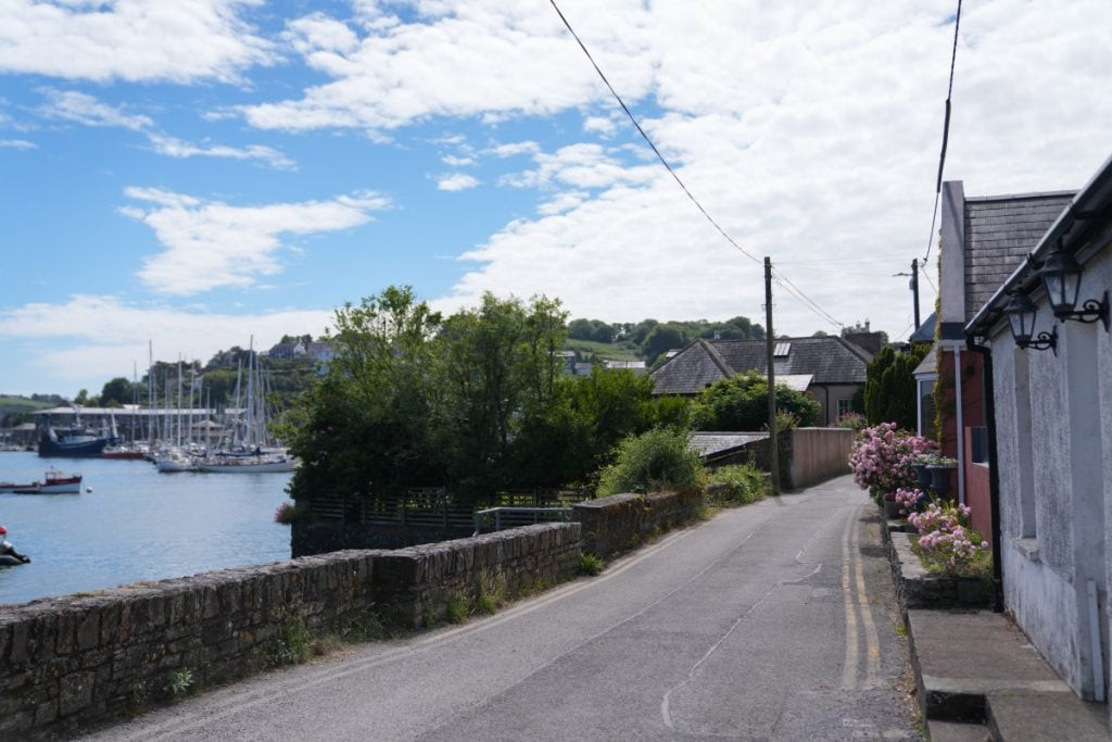 The Scilly Walk path with views of the harbor