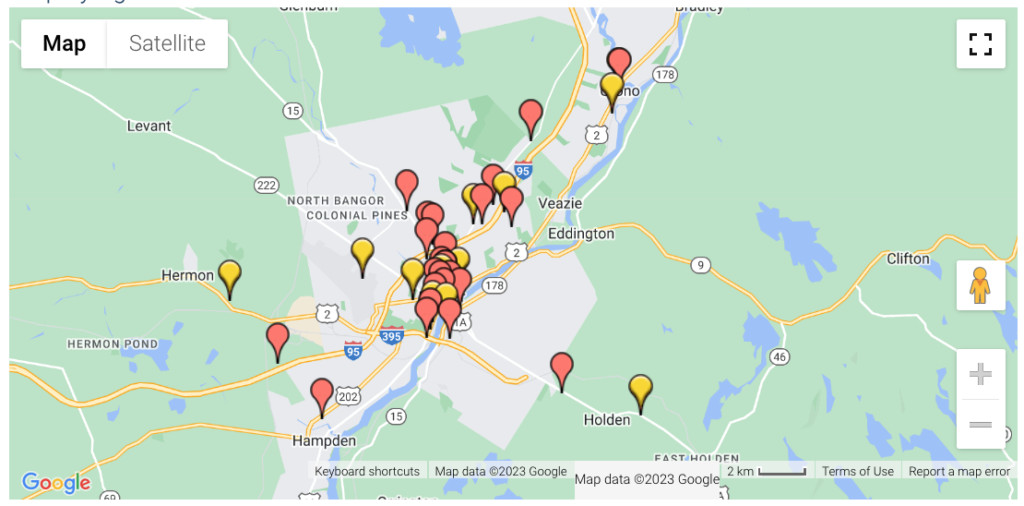 Bangor City Forest walking trail
