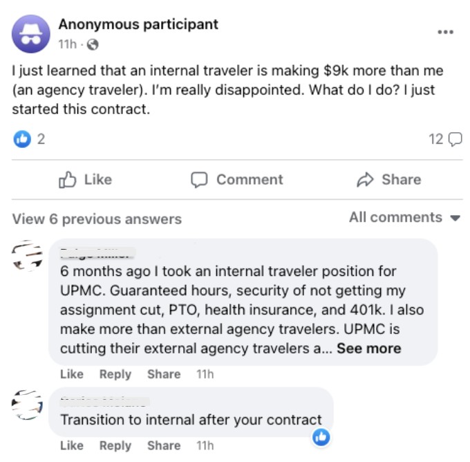 Internal Travel Nurse