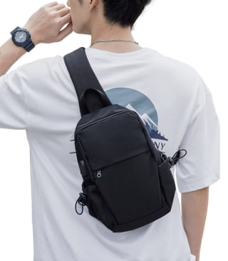 Seafew Small Crossbody Backpack, keeps essentials accessible while exploring