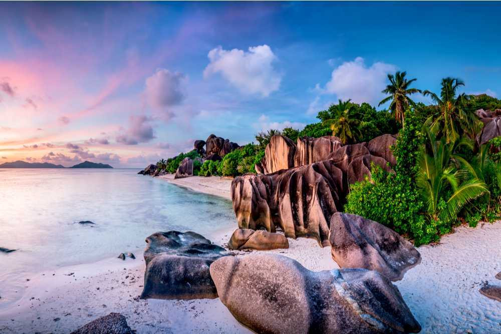 Seychelles calm seas