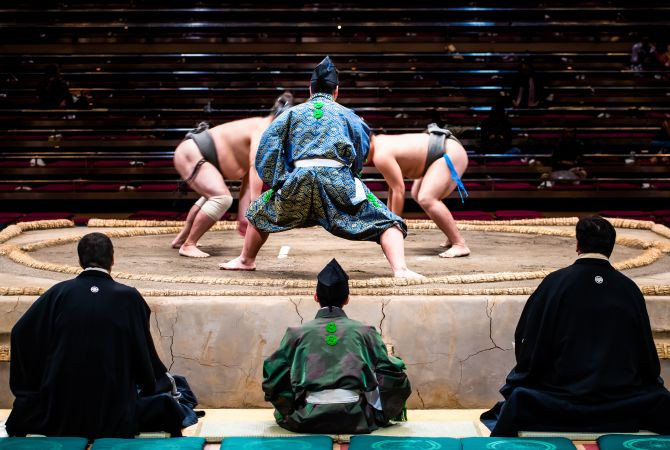 Geisha performing traditional dance in Kyoto