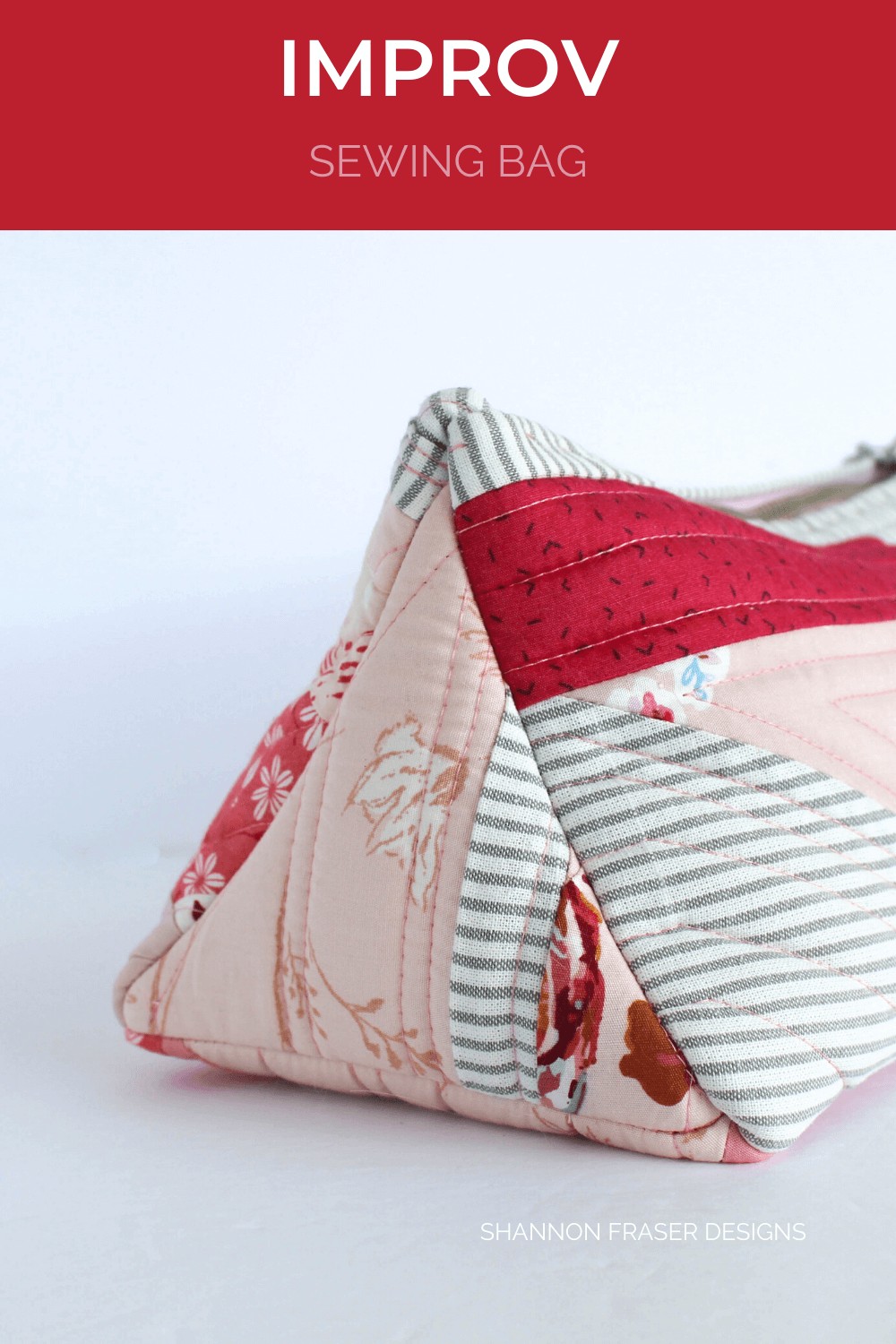 Come take a peek inside my new improv quilted sewing kit that I