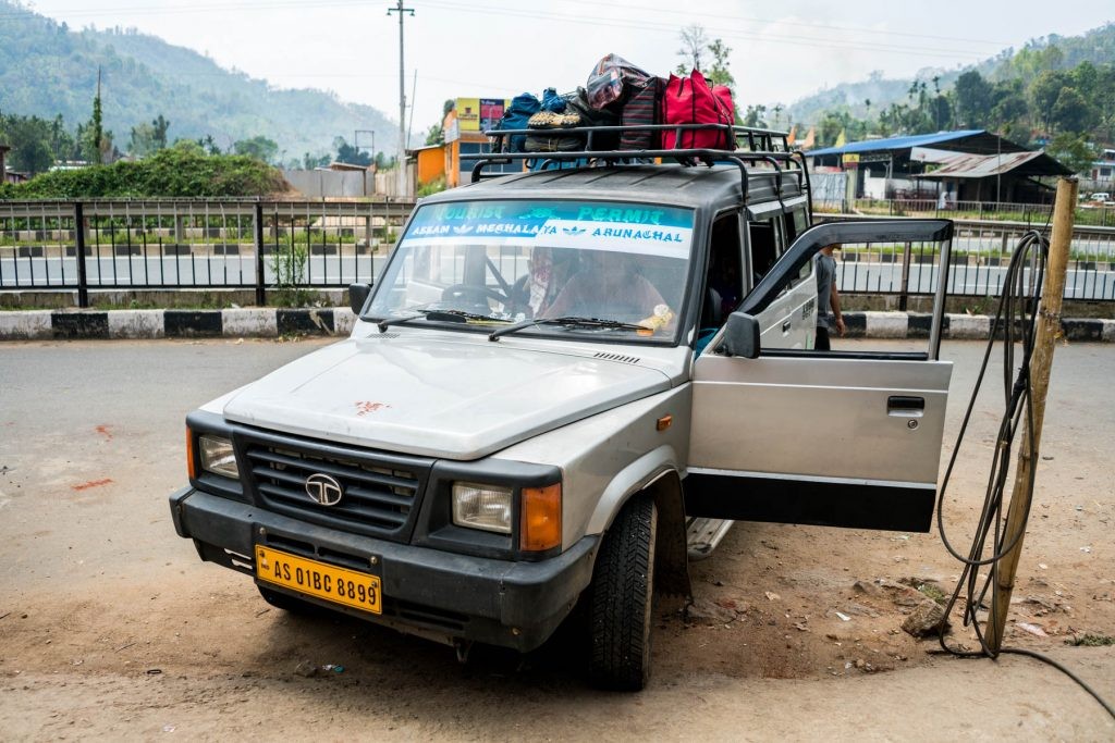 Shared sumo, a common mode of transportation in Northeast India, especially in hilly areas