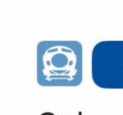 Shinkansen logo on Google Maps