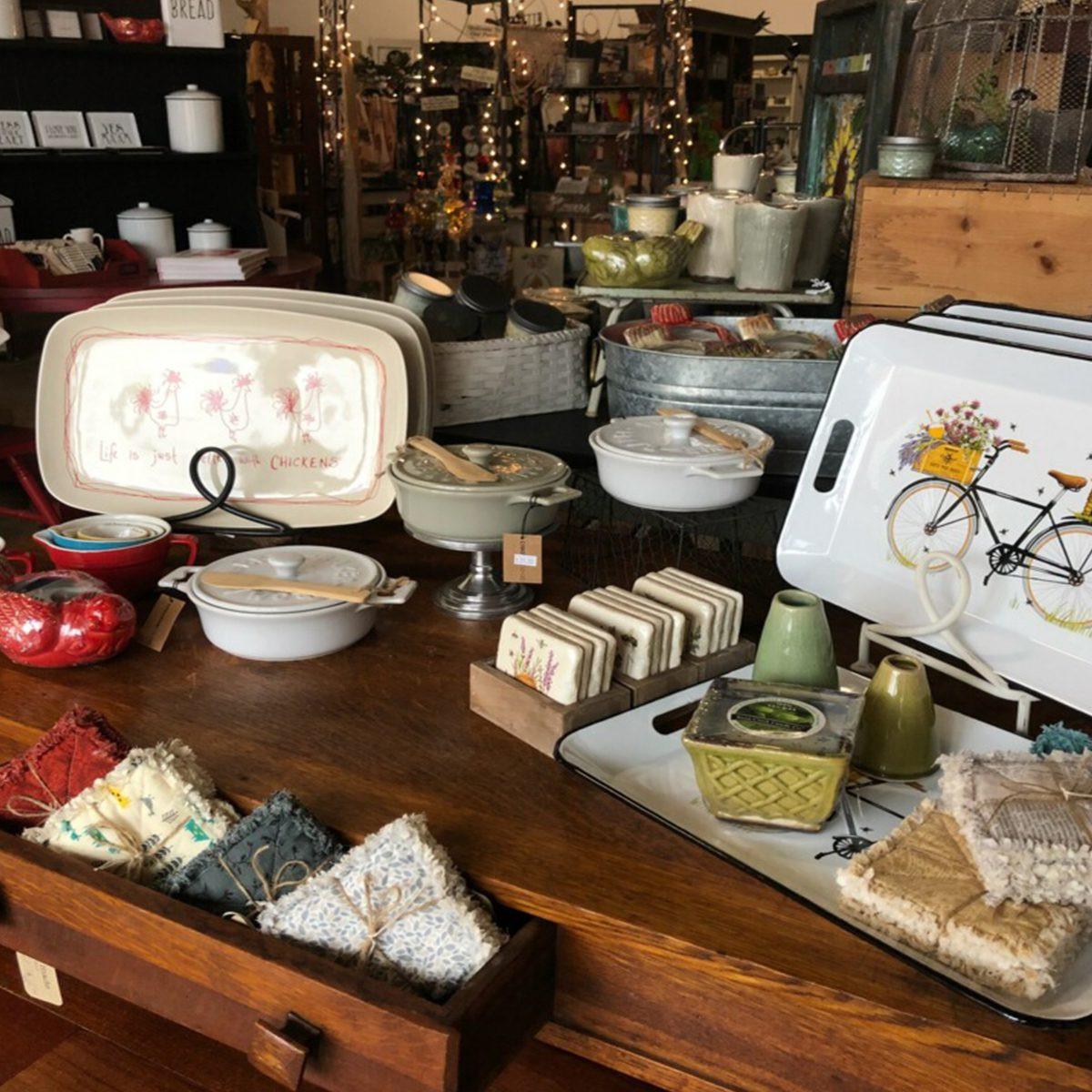Shopping in Travelers Rest offers a variety of locally-owned businesses, from clothing boutiques to antique shops