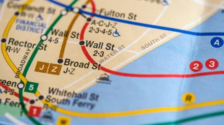 New York City map detail