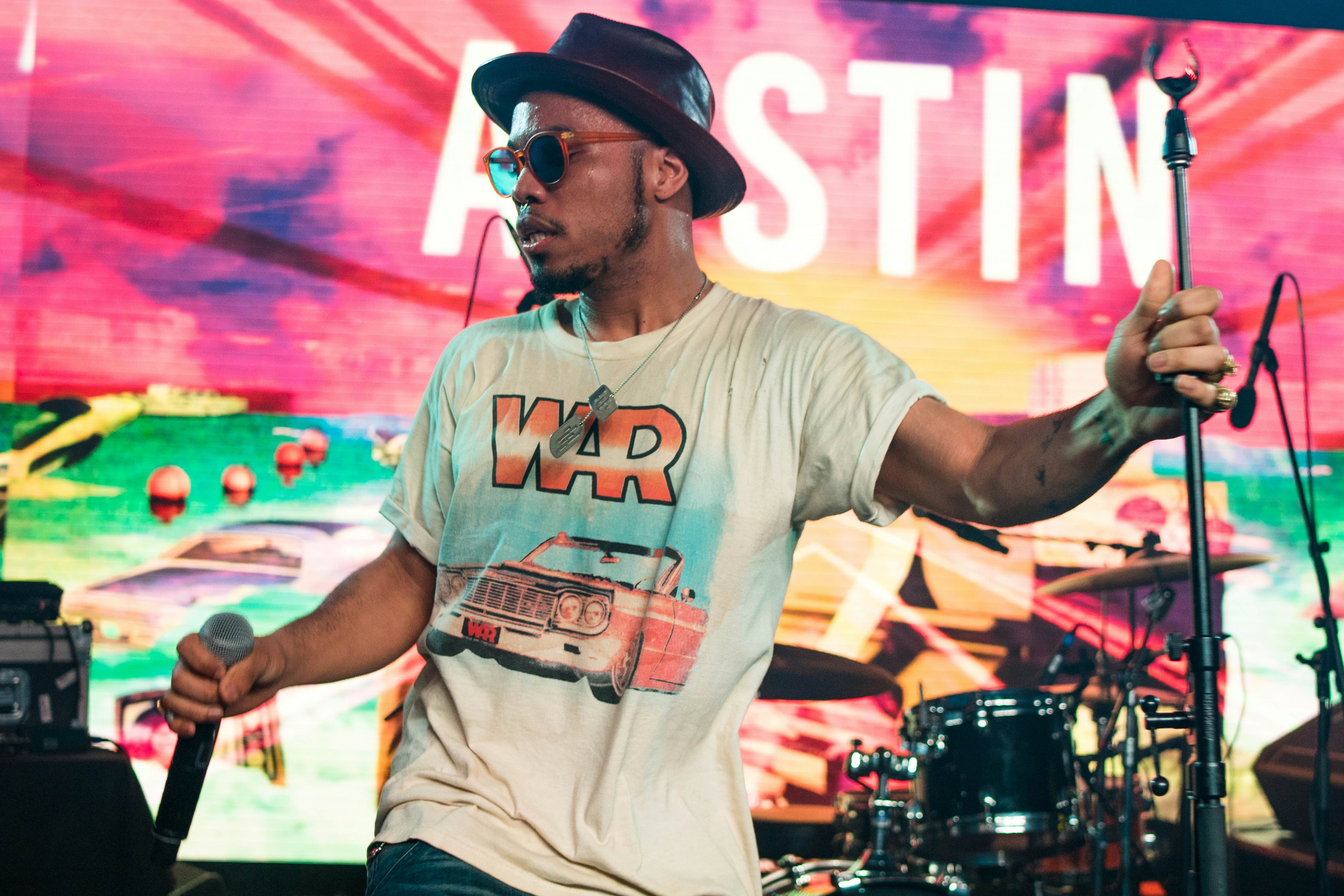 Anderson Paak performing at SXSW in Austin, Texas