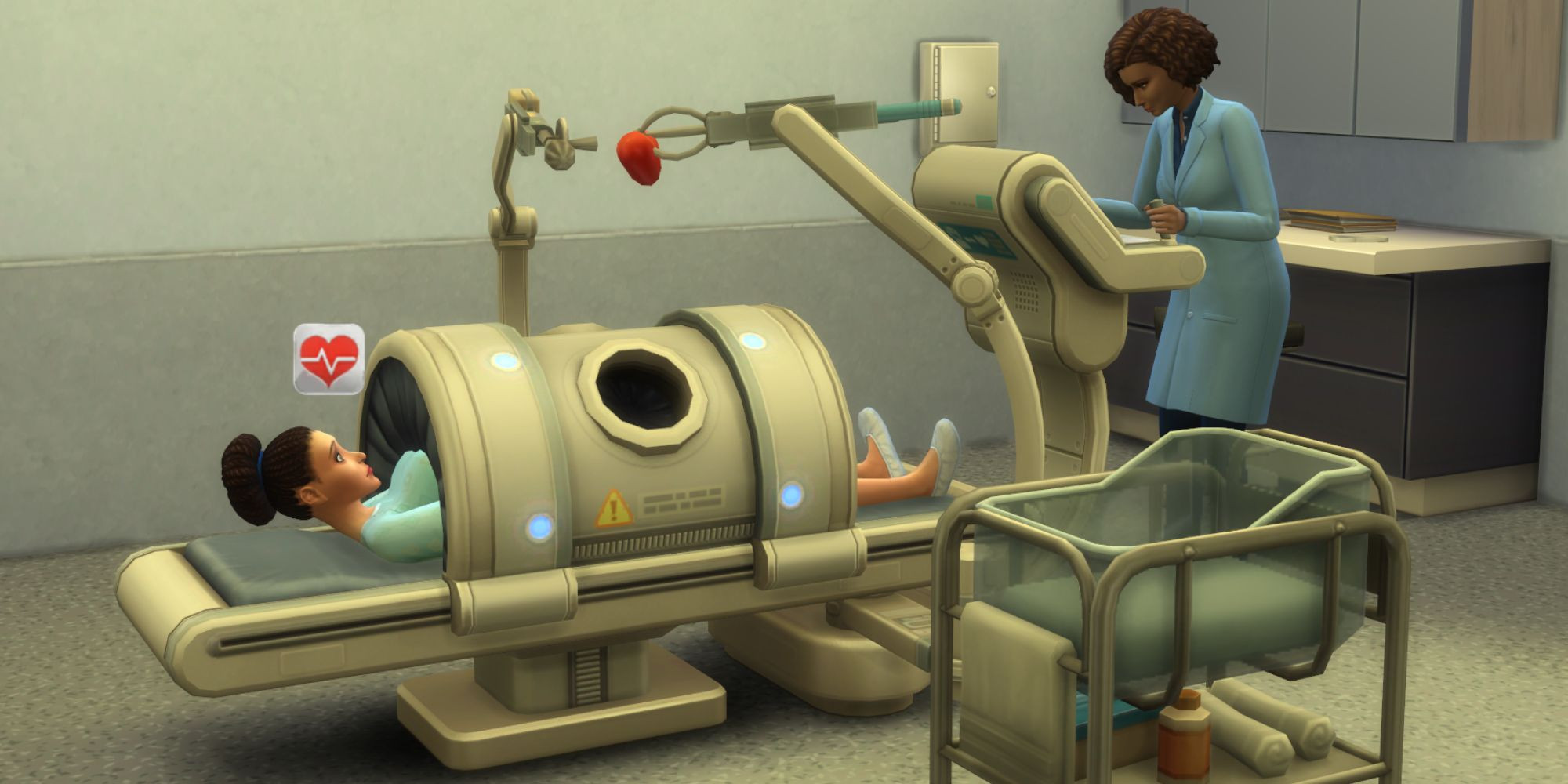 Sims 4 get to work c section in progress