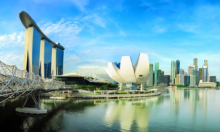 Marina Bay Sands view from top, Singapore