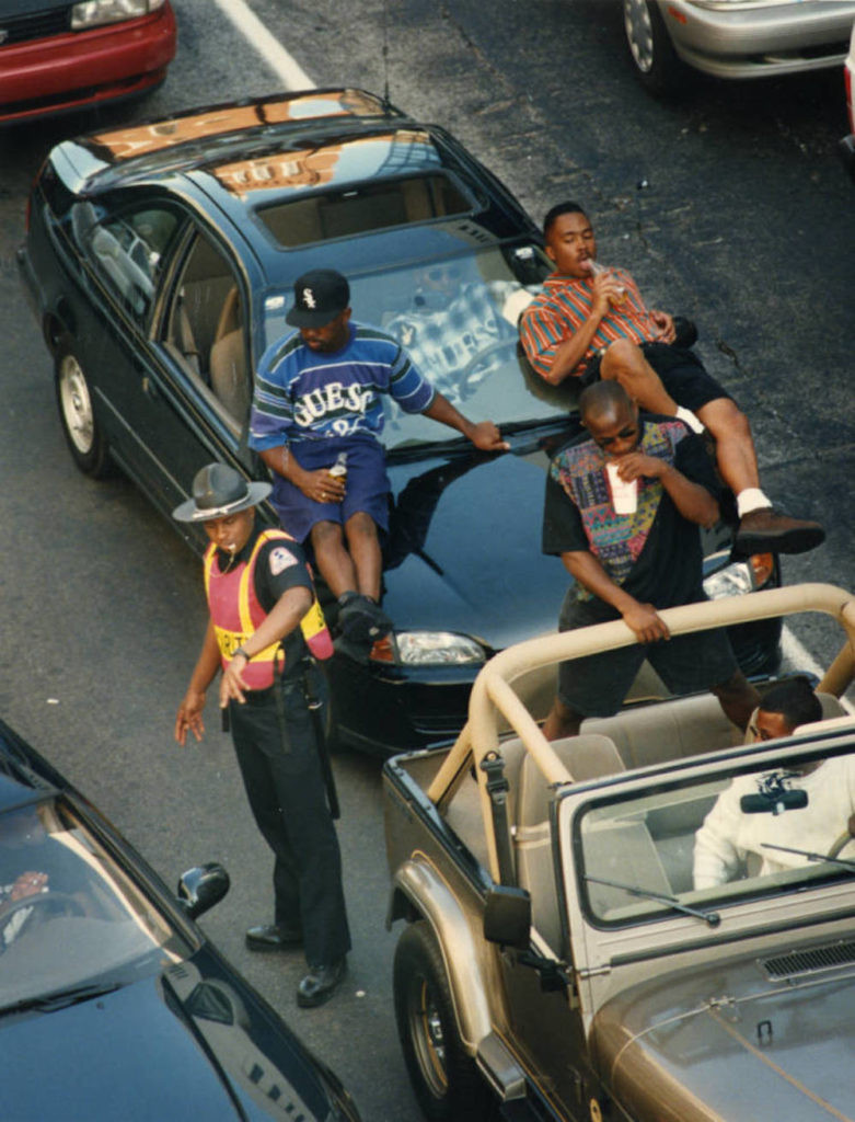 Sitting on Stopped Cars at Freaknik ATL