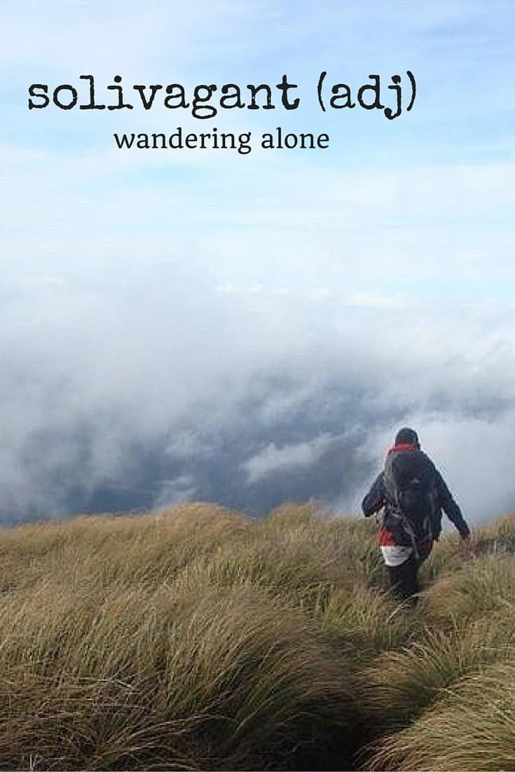 Solivagant Travel Words