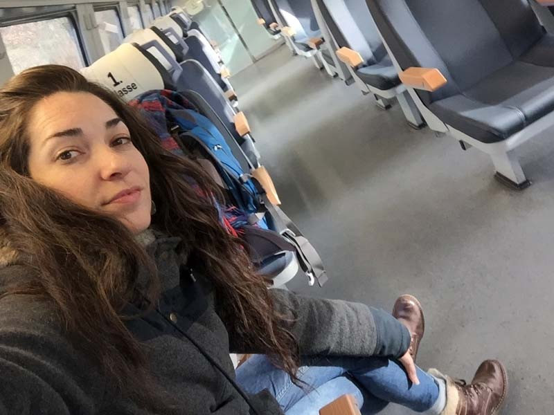 Home on a train