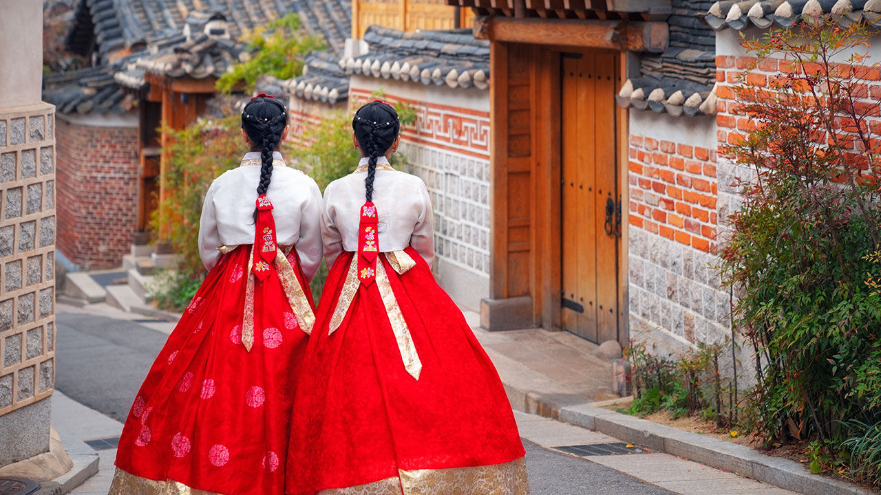 Bustling streets of Seoul, South Korea, showcasing modern urban life