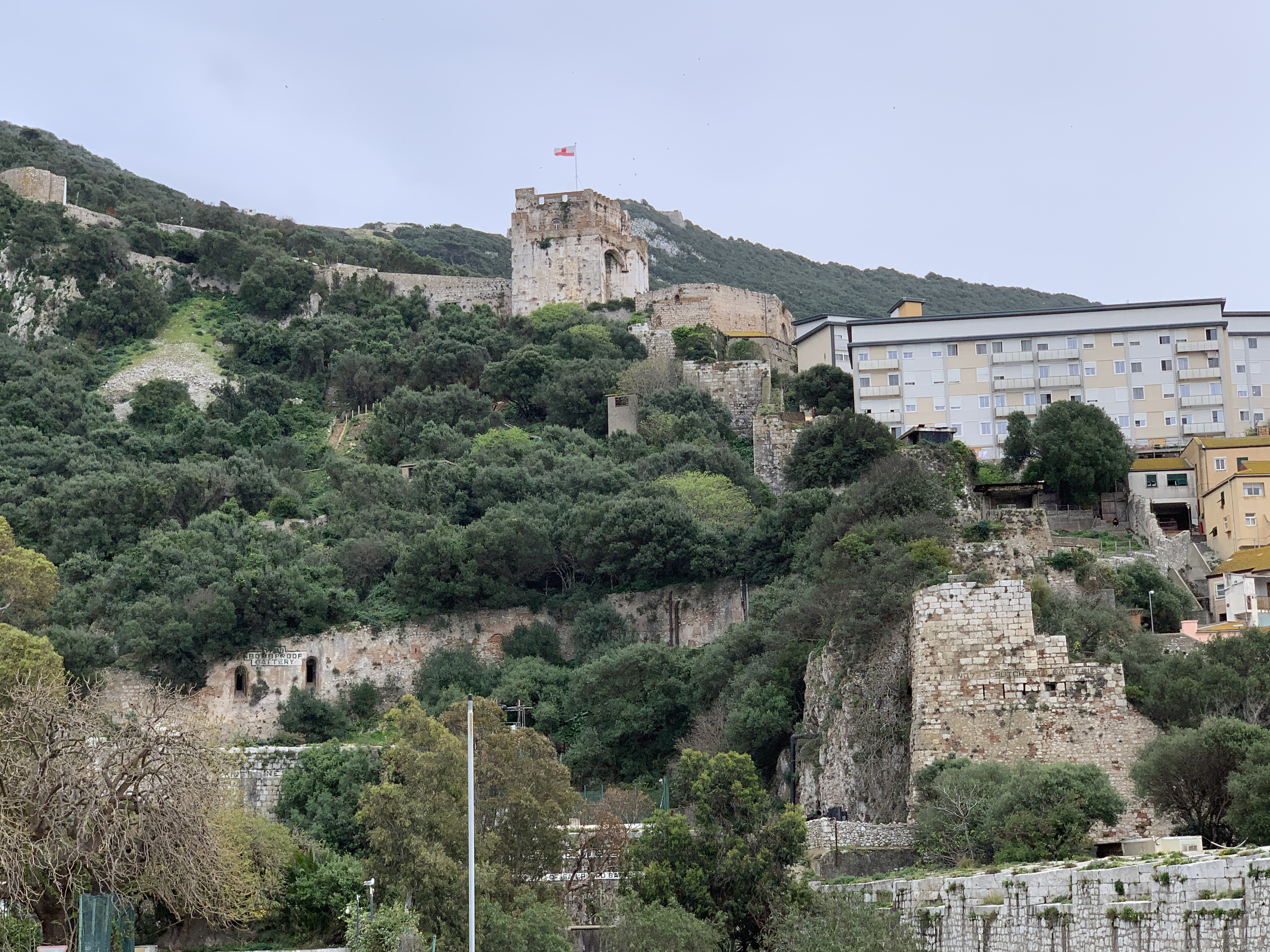 The Moorish Castle in Gibraltar