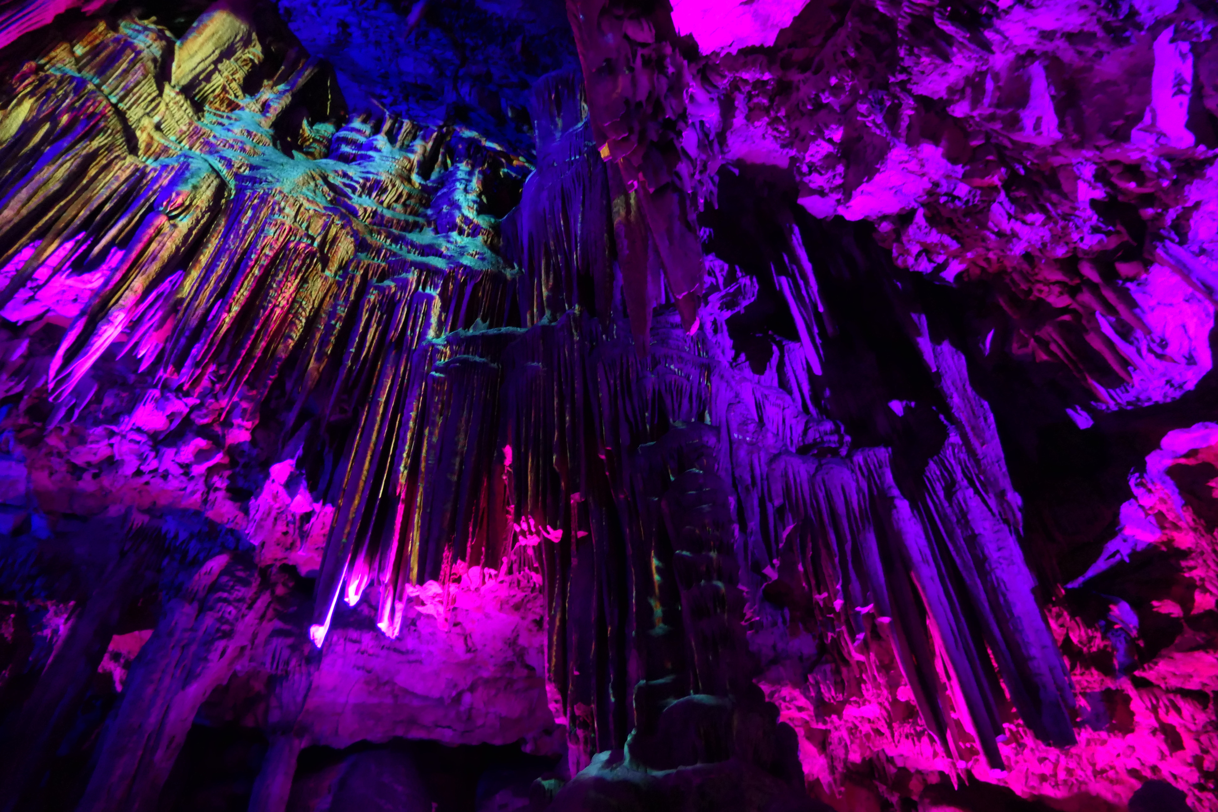 Interior of St. Michael's Cave in Gibraltar