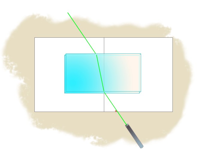 Refraction and Speed of Light Setup
