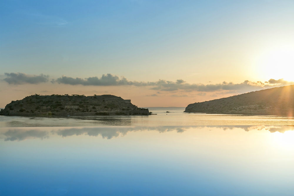 The island of Spinalonga, Crete, Greece