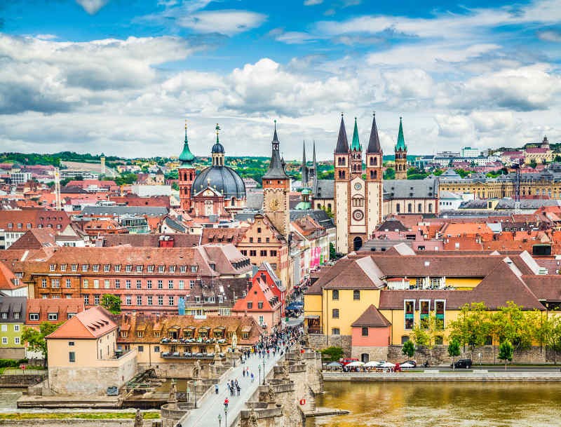 Wurzburg Residence, an ornate palace in Germany
