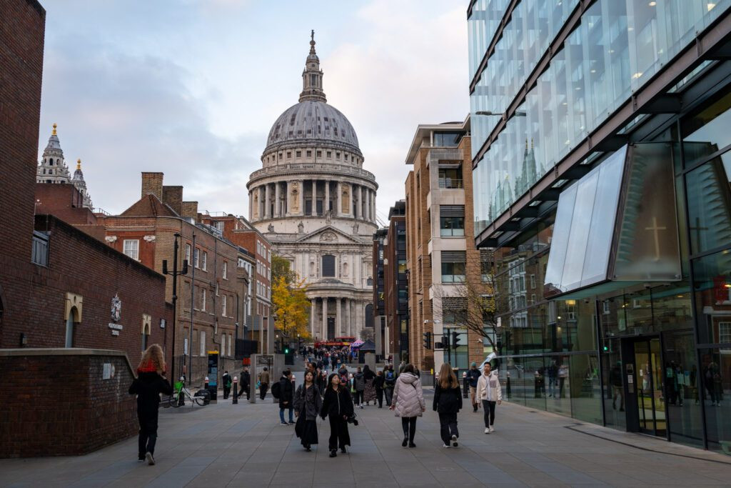 St Pauls Cathedral in the City of London