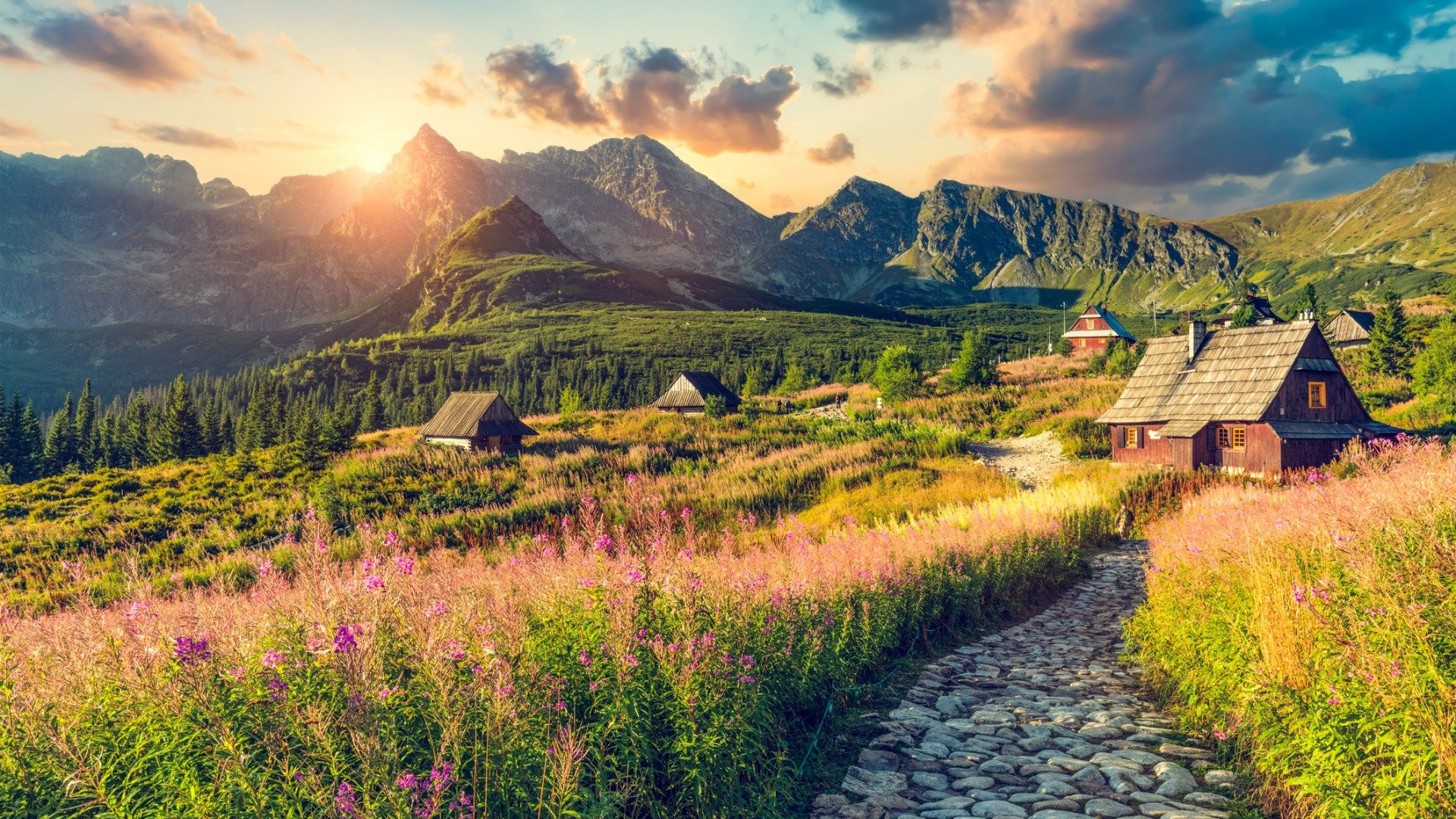 Summer Scenery in Tatra Mountains
