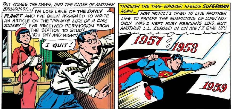 Superman's time travel capabilities