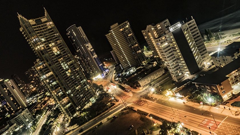 Surfers Paradise nightlife on the Gold Coast