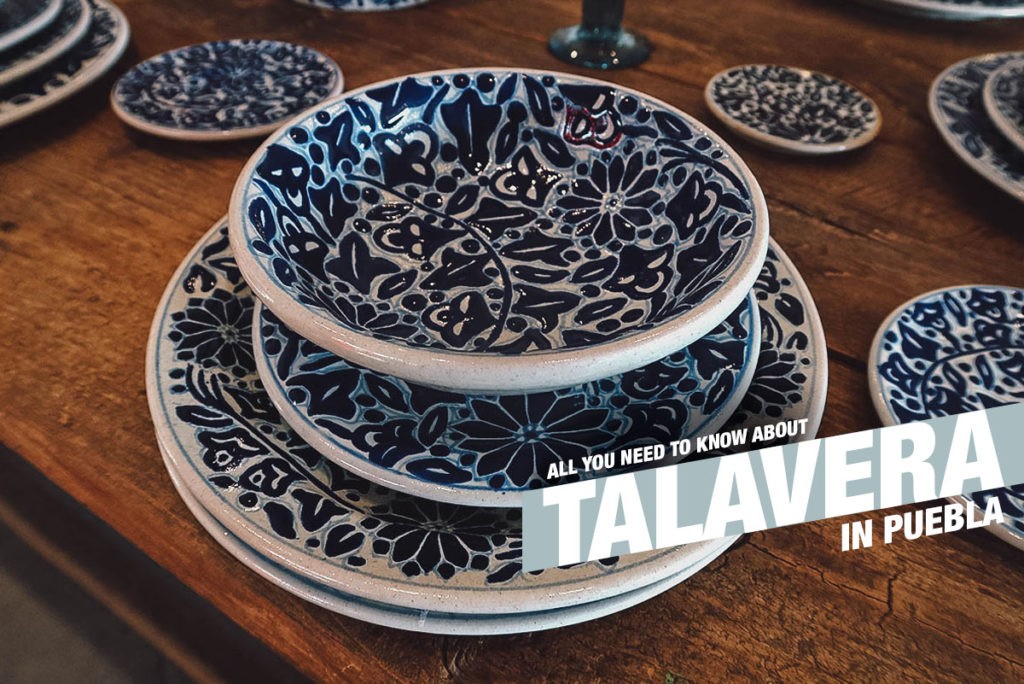 Talavera pottery in Puebla, Mexico