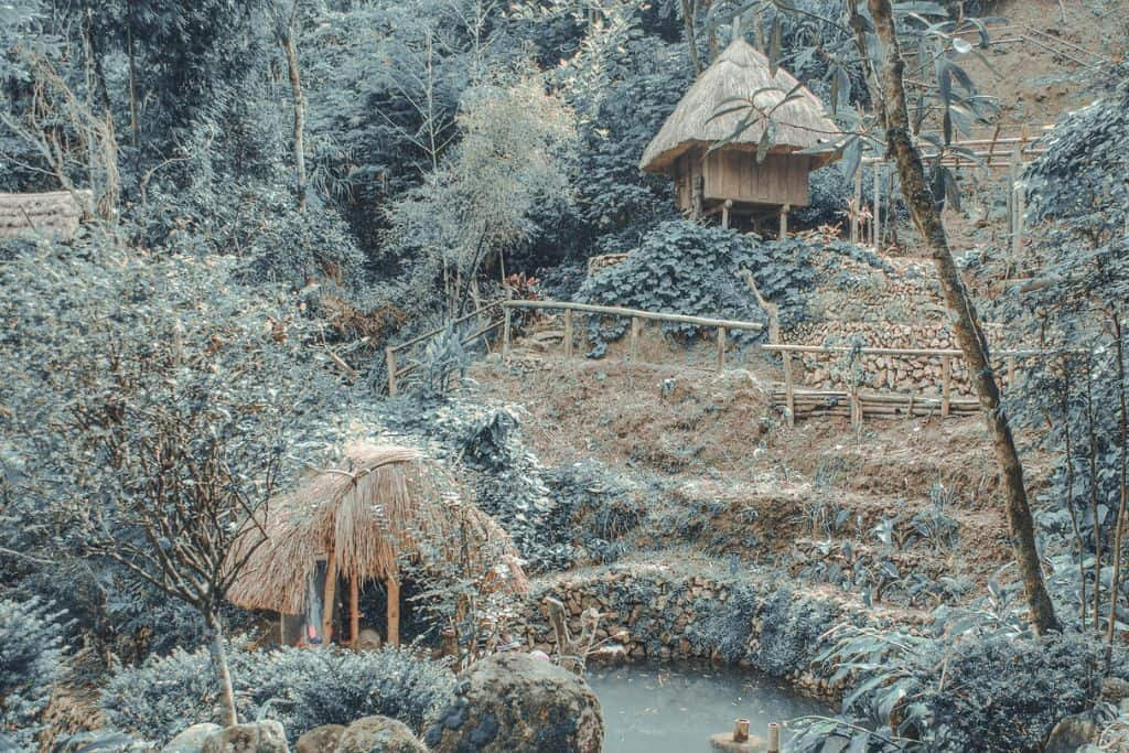 Authentic huts at Tam-awan Village, Baguio City showcasing indigenous architecture and cultural heritage