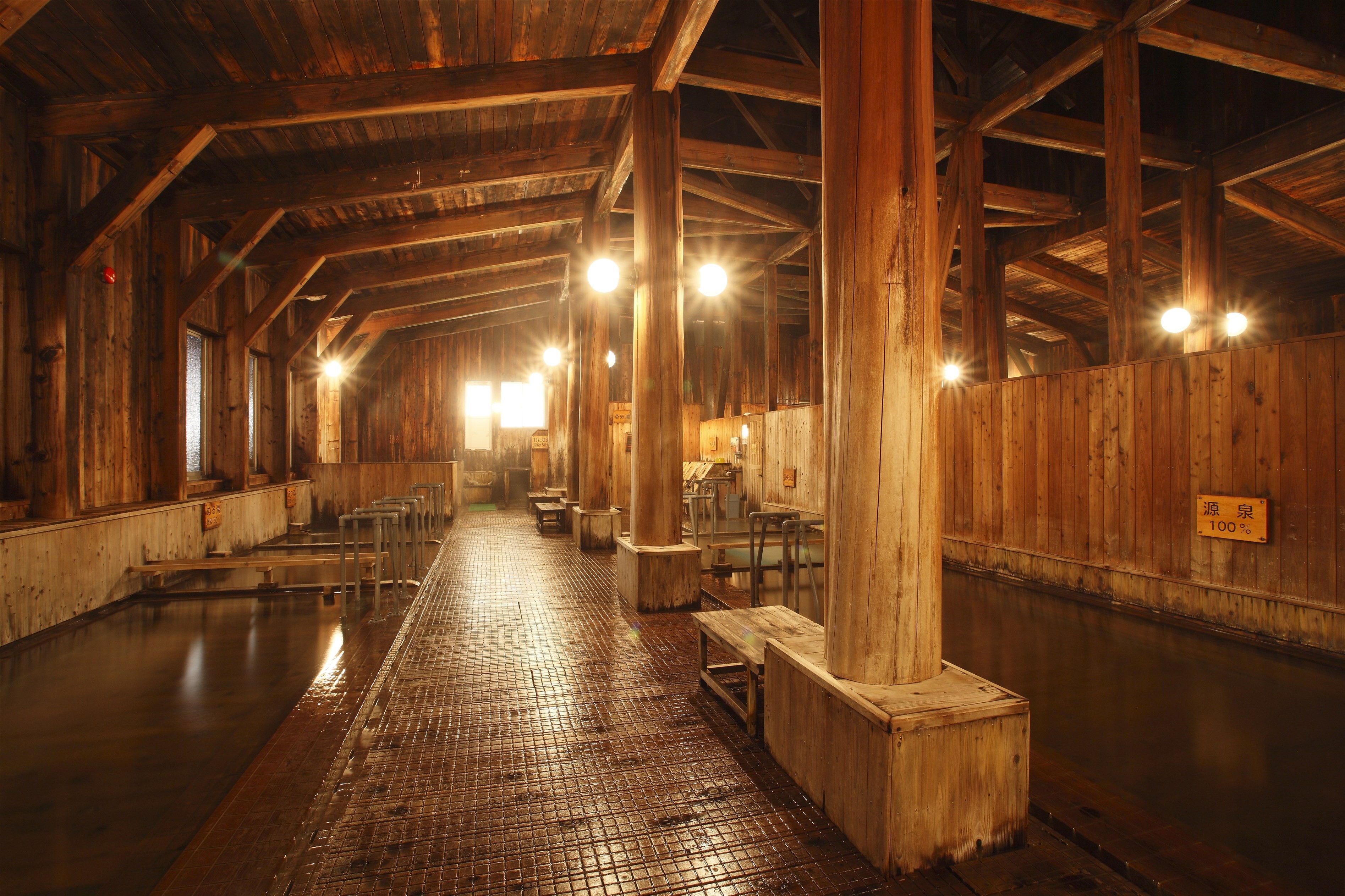 Nyuto Onsen Village a collection of traditional hot spring resorts nestled in the mountains of Akita Prefecture