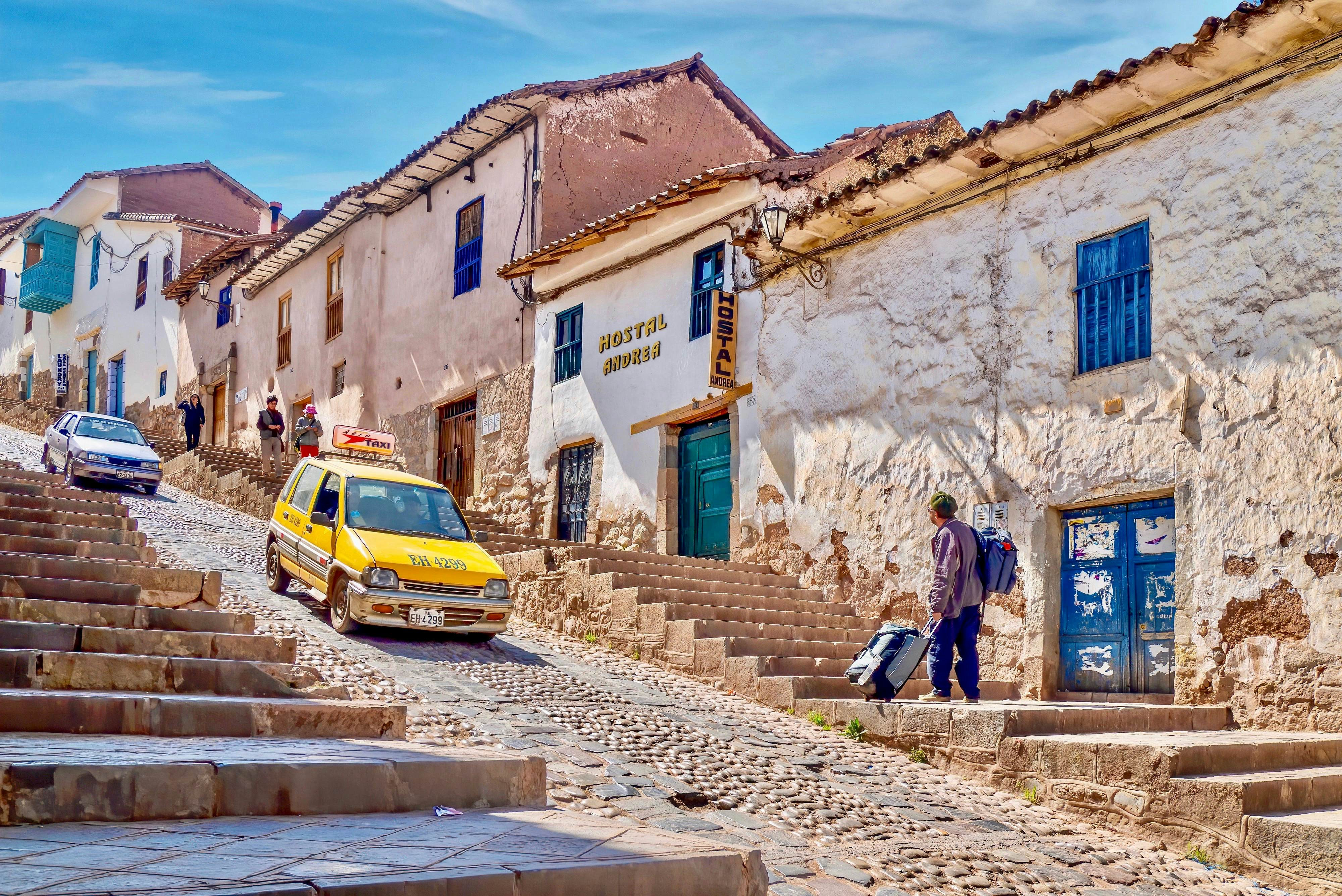 Taxi in Cusco Peru