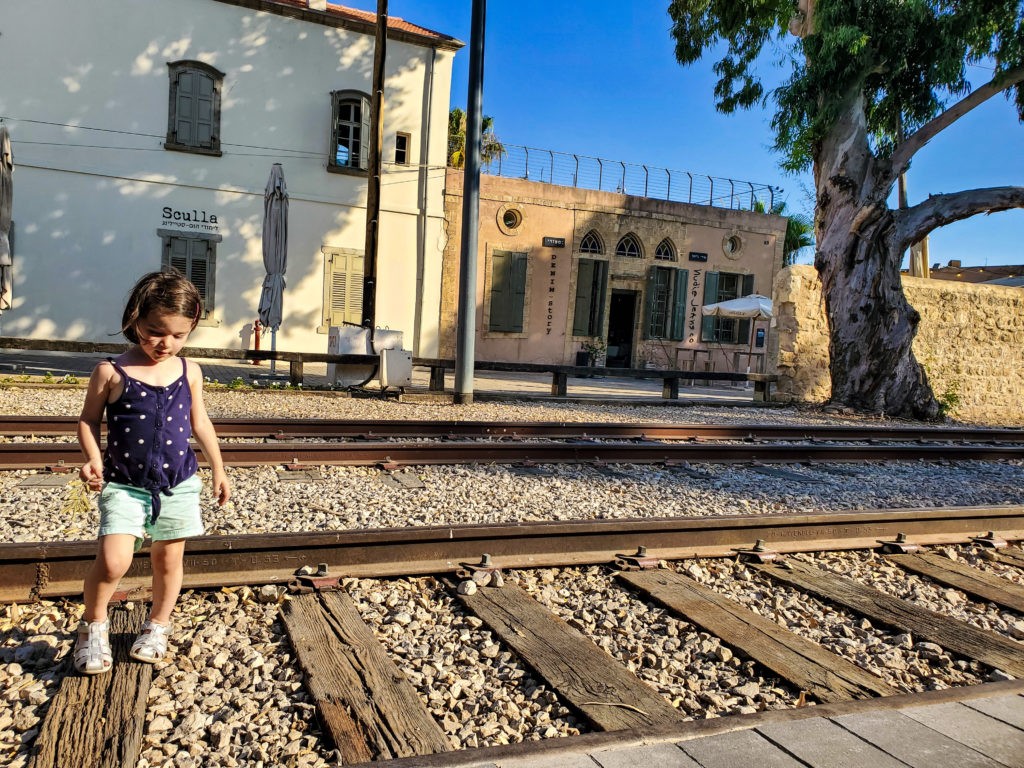 Girl at Train Station