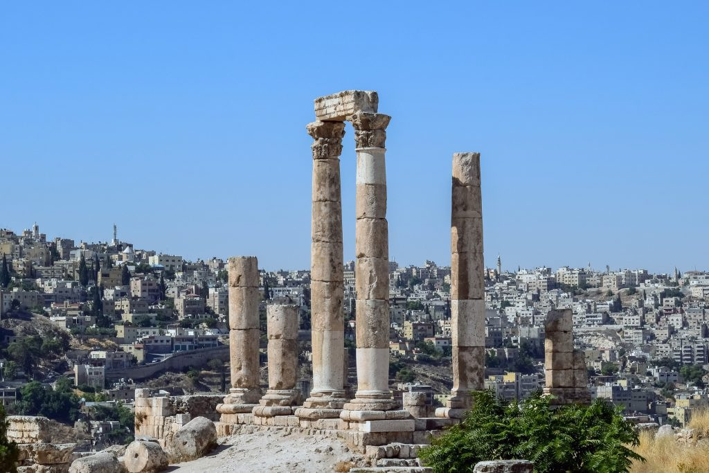 Temple of Hercules at Amman Citadel offering historical insights