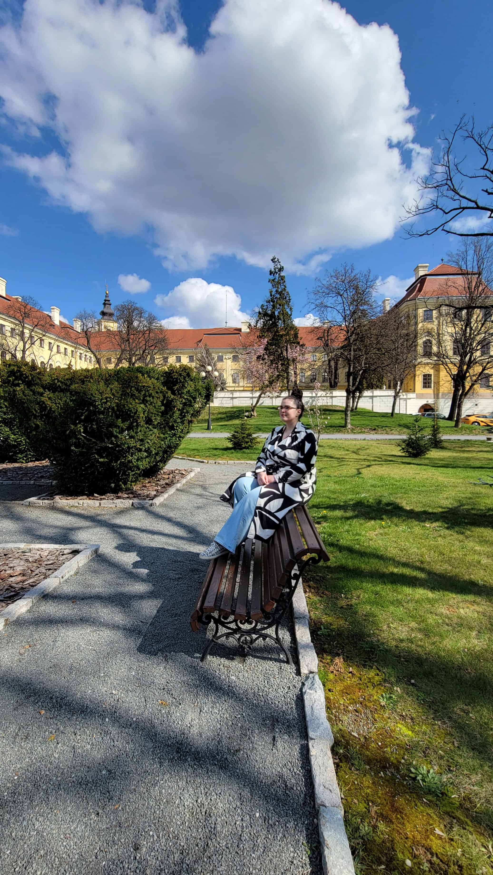 the author on a solo trip