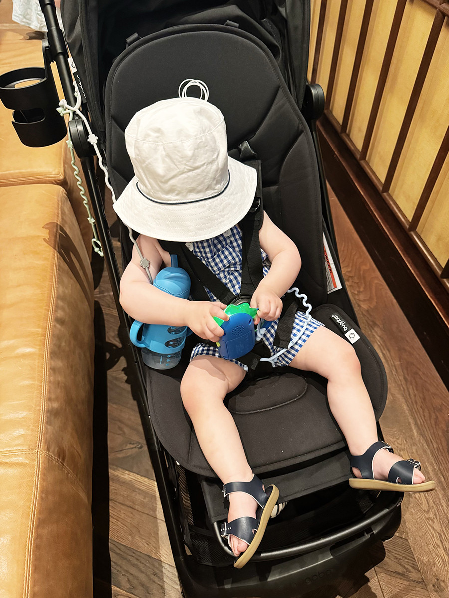 Doona stroller for travelling families