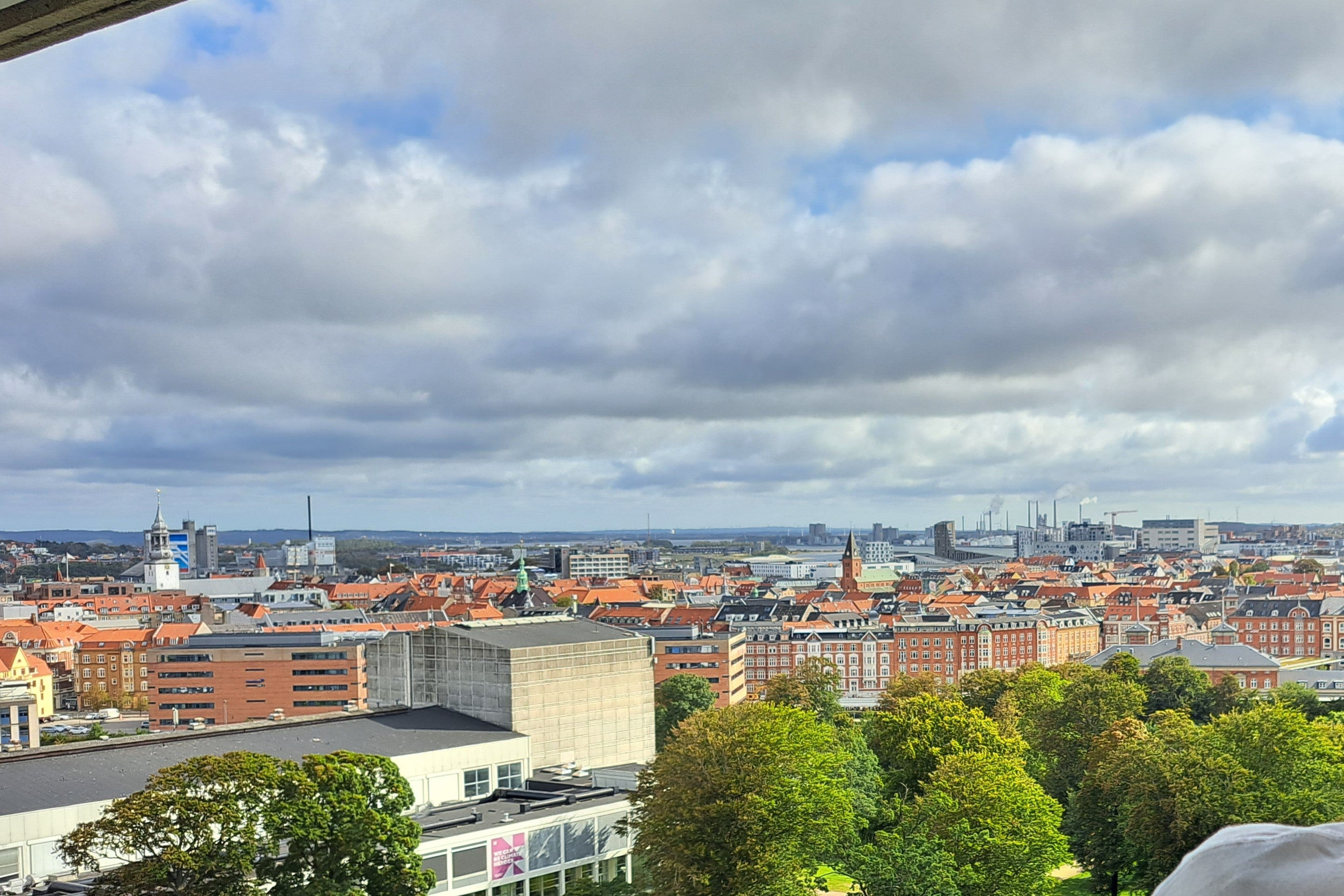 Hotel Comwell Hvide Hus Aalborg view