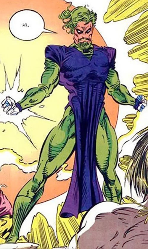Trevor Fitzroy, a time travel character with unique style