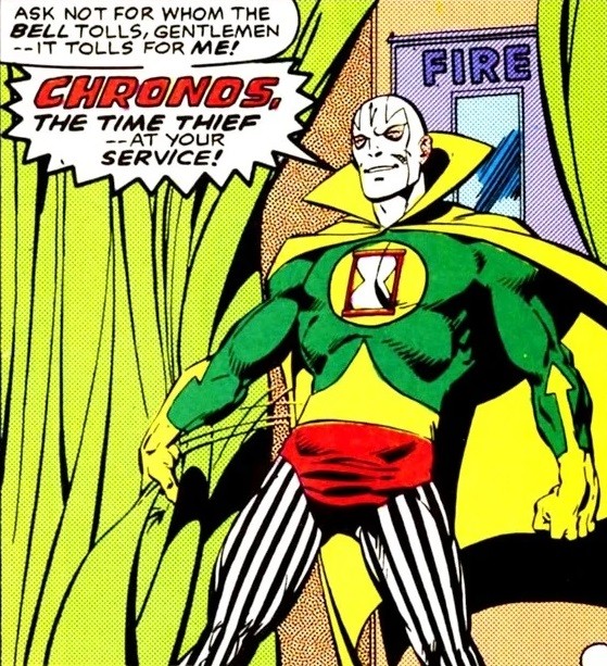 Chronos, the clock-themed time travel villain