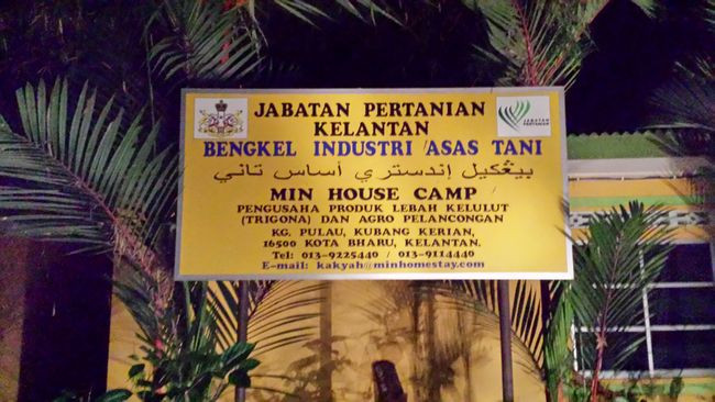 The sign says it’s a honey farm, homestay and agro-tourism initiative.