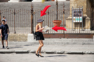 Tourist in Palermo