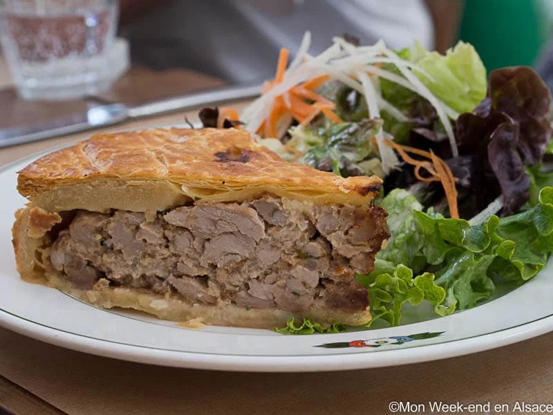 Tourte de la Vallée, a traditional Alsatian dish