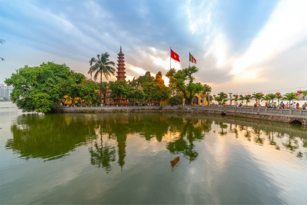 Tran Quoc Pagoda Hanoi Vietnam