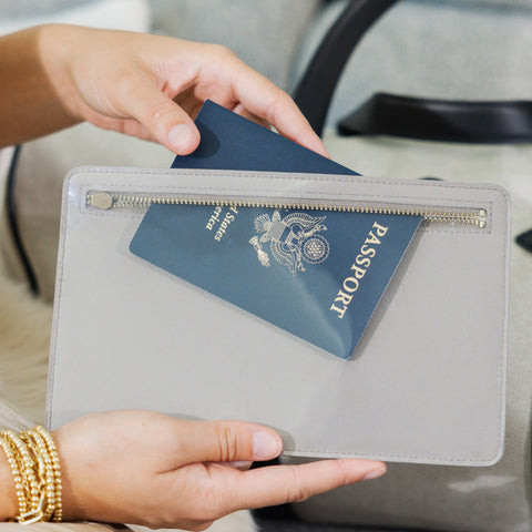 Travel wallet with passport