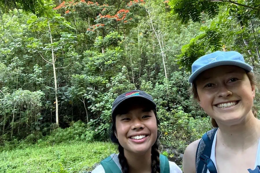 Two girls traveling together - traveling to strengthen bonds with friends is one of the reasons why people love to travel.