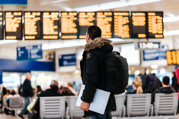 Monitor wrapped in bubble wrap for travel