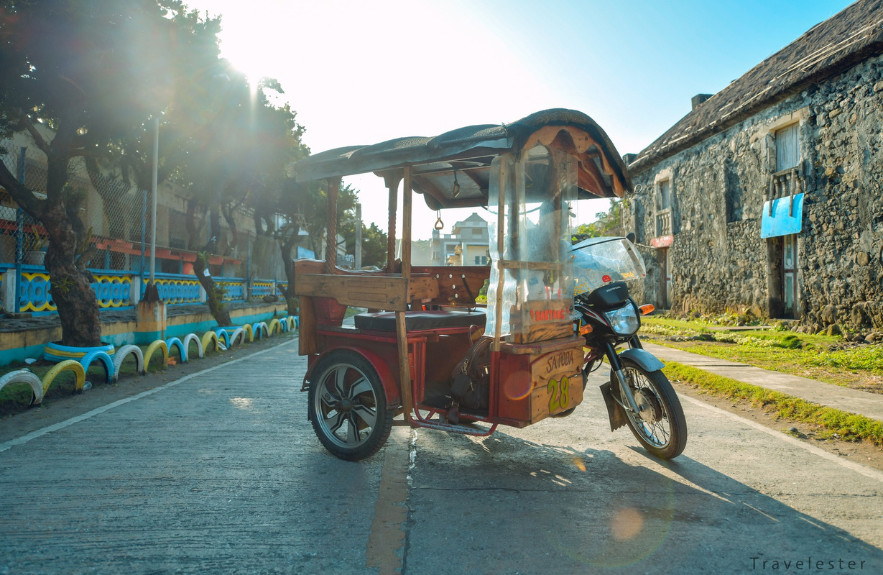Tricycle is a common transport in Batanes Islands