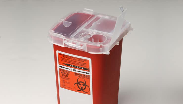 Travel Sharps Container