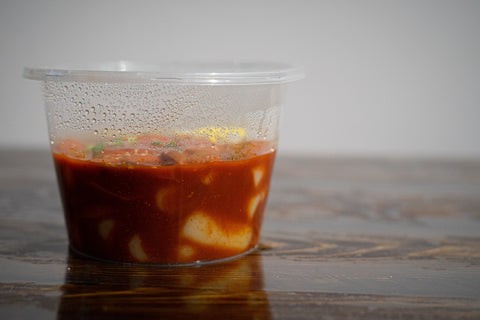 Tteokbokki takeout food container