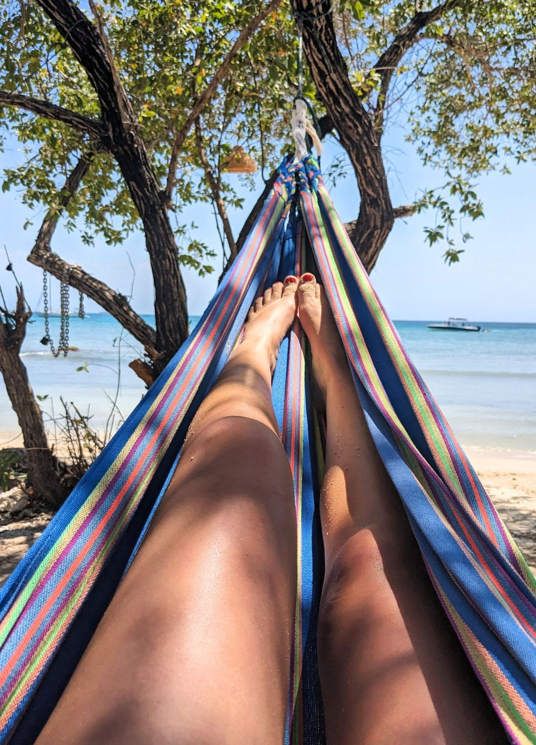 Woman enjoying a beach day in Phu Quoc Vietnam